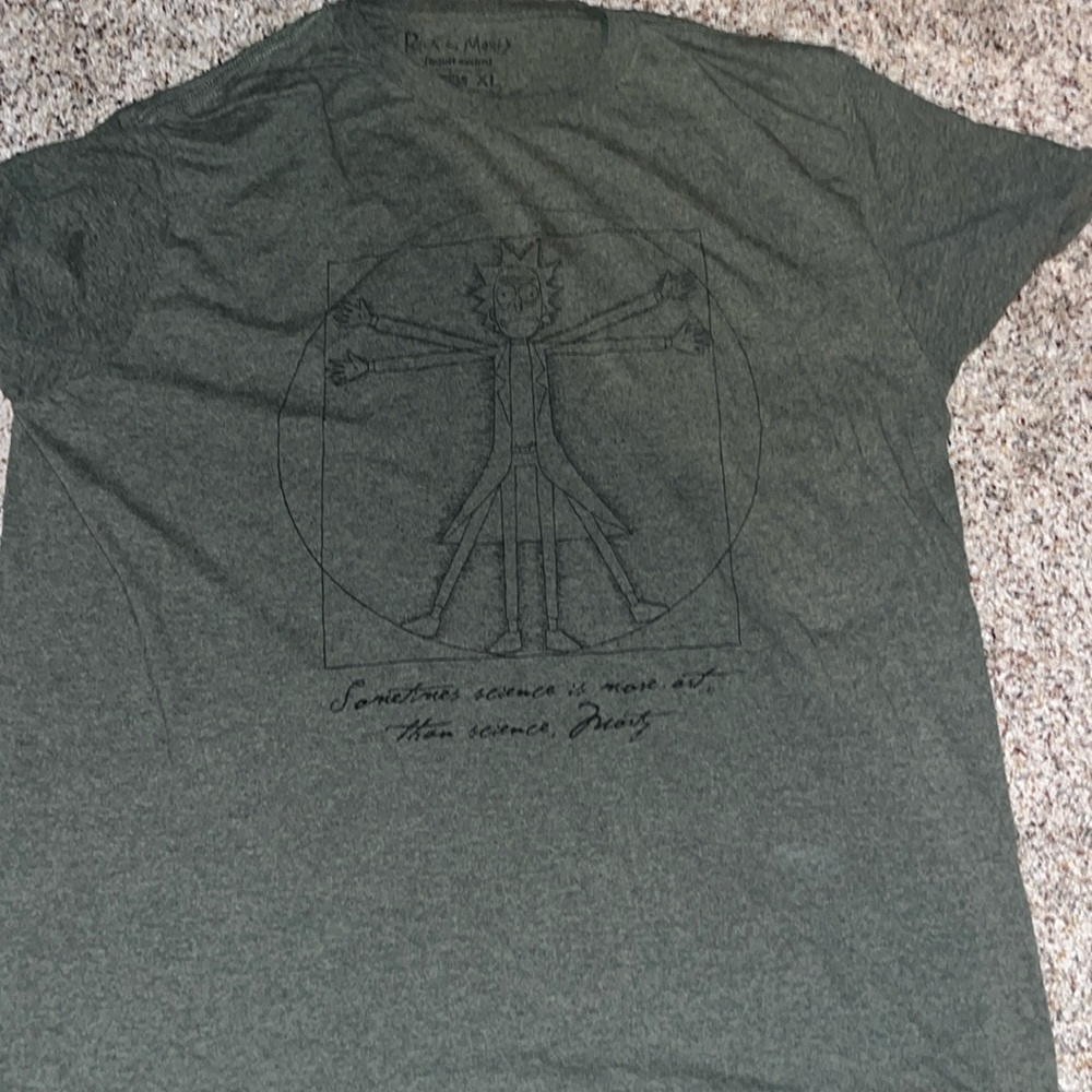 Green xl Rick And Morty shirt